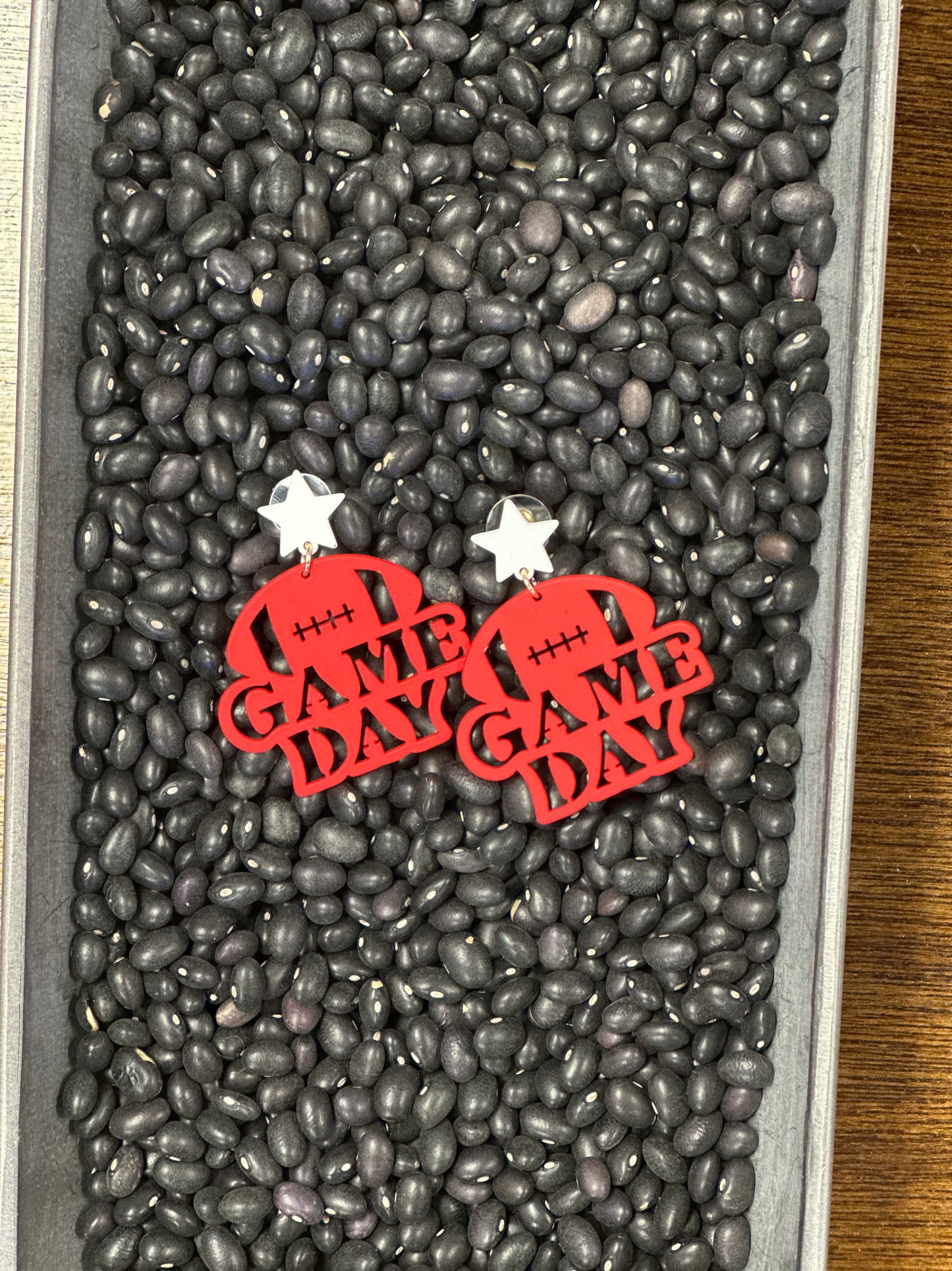 Game Day Football Earrings