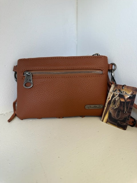 Montana West LV inspired fringe Crossbody