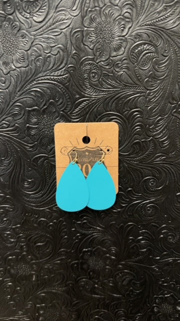 Turquoise Tear Drop Earrings