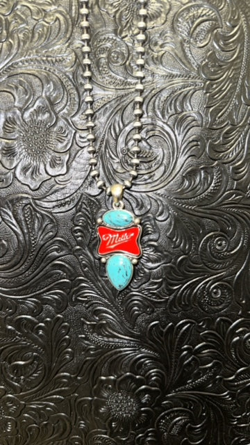 Miller Turquoise Pendant Necklace