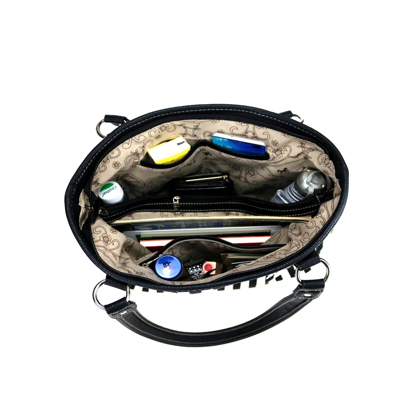 Montana West Texas Flag Canvas Tote Bag